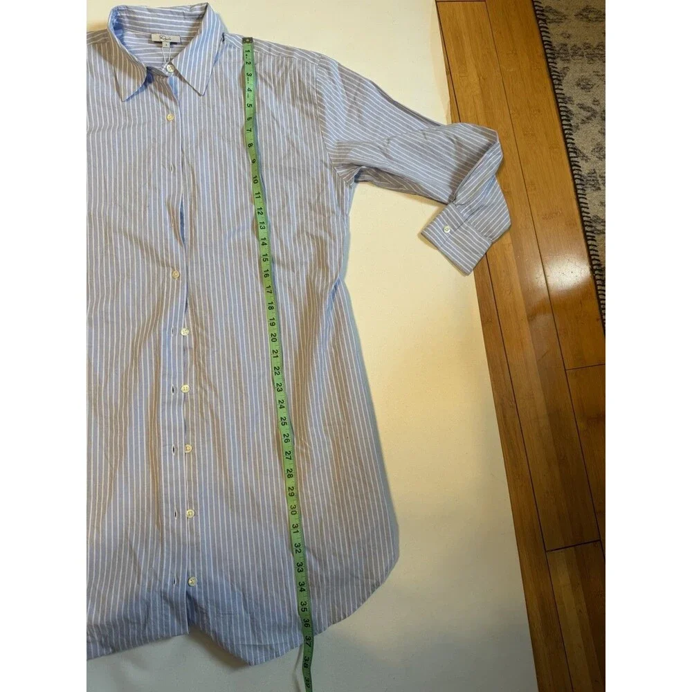 Rails Harmony Dress in Blue Oxford White Stripe. NWT. Retails $235 - Picture 9 of 9
